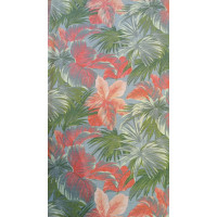 Toalha Floral Laranja 